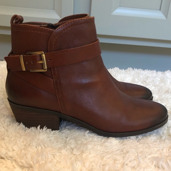 Vince Camuto Shoes - Vince Camuto Brown Leather Bootie
